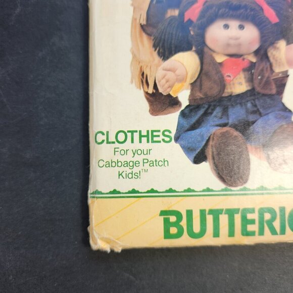 Butterick 6825 Cabbage Patch Kids Doll Clothes Pattern Western Wear - Picture 5 of 9